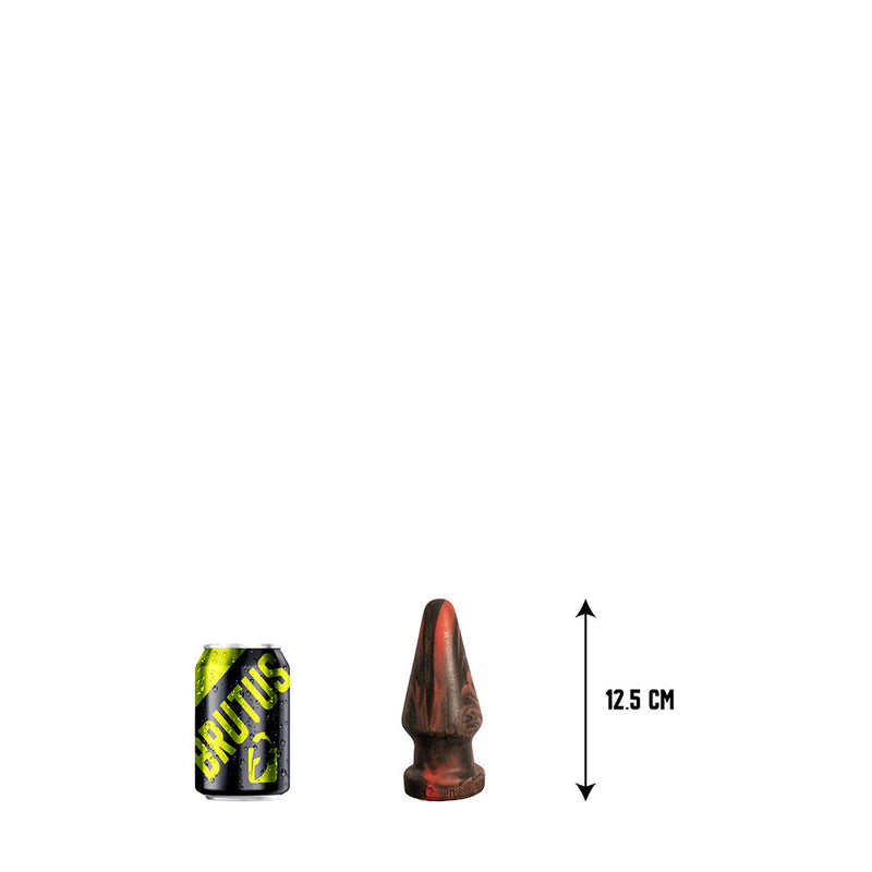 Brutus Nightmare - Rhino - Vac-U-Lock Buttplug - Siliconen - Rood/Zwart