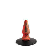 Brutus Nightmare - Rhino - Vac-U-Lock Buttplug - Siliconen - Rood/Zwart