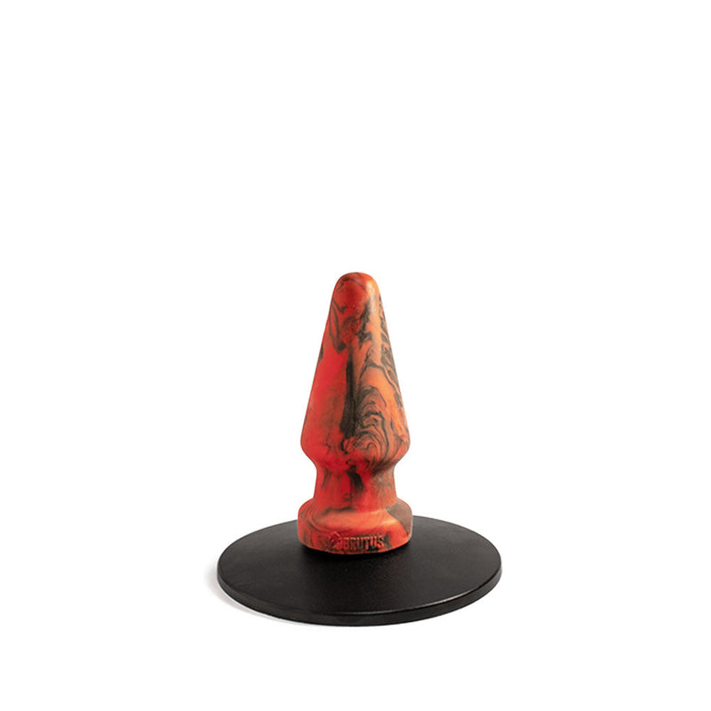 Brutus Nightmare - Rhino - Vac-U-Lock Buttplug - Siliconen - Rood/Zwart
