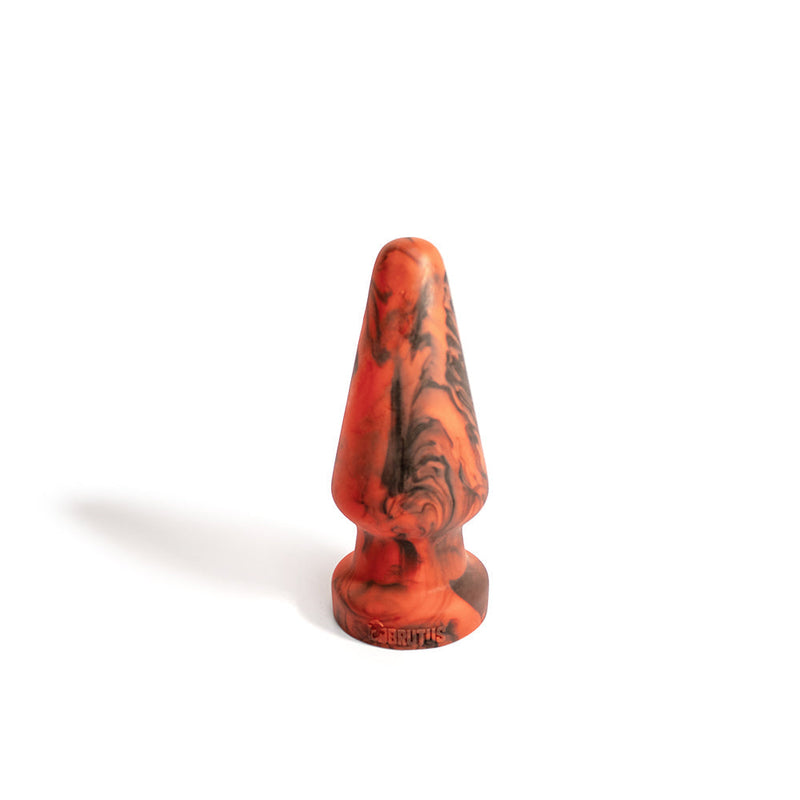 Brutus Nightmare - Rhino - Vac-U-Lock Buttplug - Siliconen - Rood/Zwart