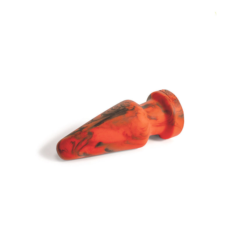 Brutus Nightmare - Rhino - Vac-U-Lock Buttplug - Siliconen - Rood/Zwart
