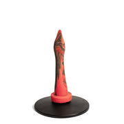 Brutus Nightmare - Gooseneck - Vac-U-Lock Buttplug - Siliconen - Rood/Zwart