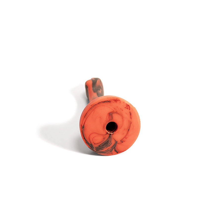 Brutus Nightmare - Gooseneck - Vac-U-Lock Buttplug - Siliconen - Rood/Zwart