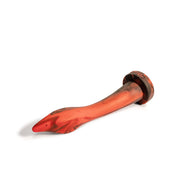 Brutus Nightmare - Gooseneck - Vac-U-Lock Buttplug - Siliconen - Rood/Zwart