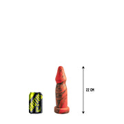 Brutus Nightmare - Missile - Vac-U-Lock Buttplug - Siliconen - Rood/Zwart