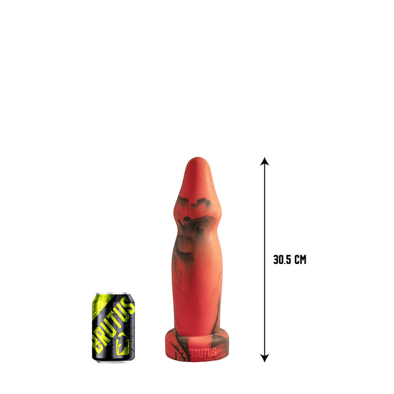 Brutus Nightmare - Missile - Vac-U-Lock Buttplug - Siliconen - Rood/Zwart