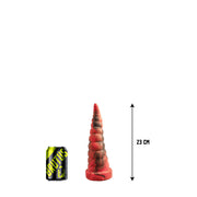 Brutus Nightmare - Horny - Vac-U-Lock Buttplug - Siliconen - Rood/Zwart