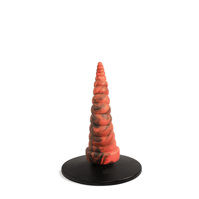 Brutus Nightmare - Horny - Vac-U-Lock Buttplug - Siliconen - Rood/Zwart