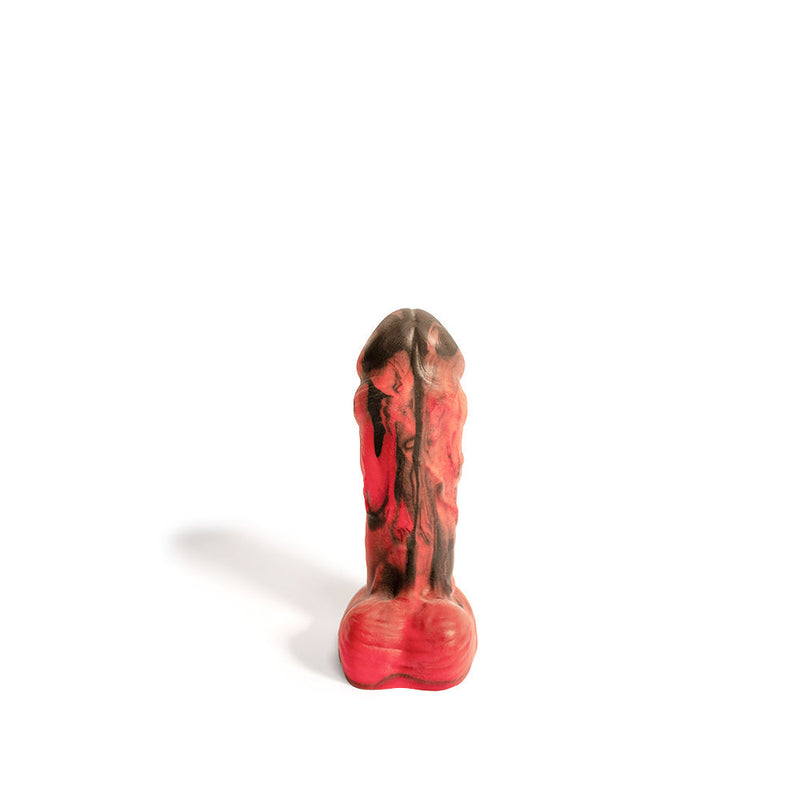 Brutus Nightmare - Fat Man - Vac-u-Lock Dildo - Siliconen - Rood/Zwart