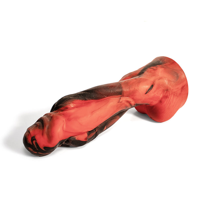 Brutus Nightmare - Greedy Filler - Vac-U-Lock Dildo - Siliconen - Rood/Zwart