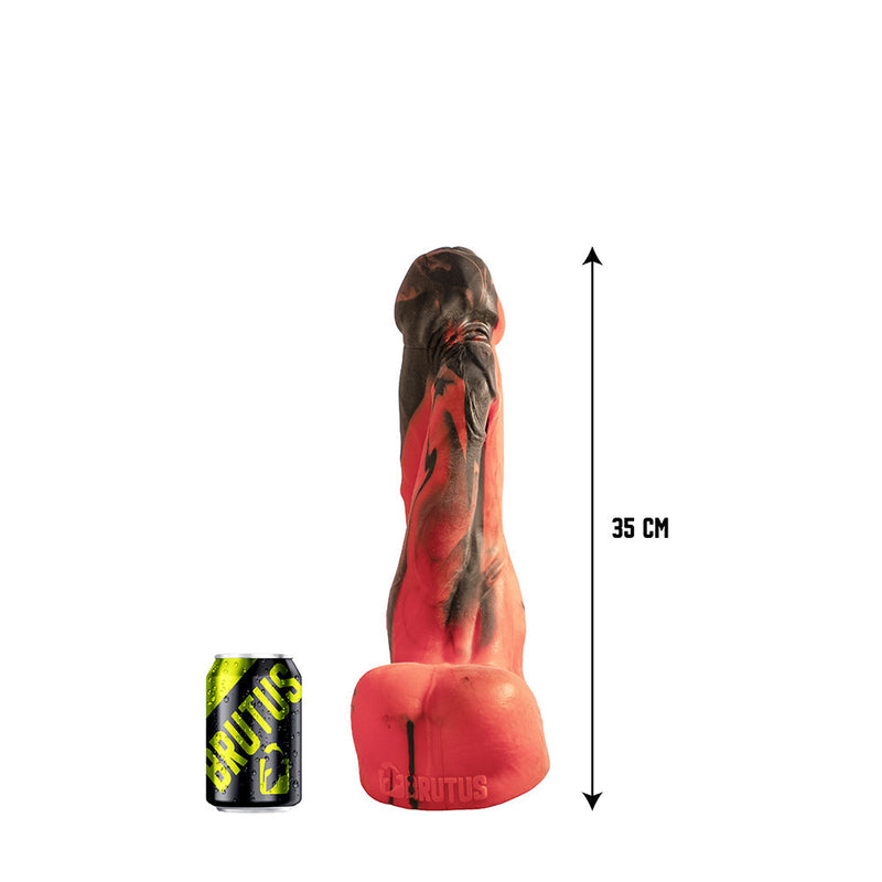 Brutus Nightmare - Greedy Filler - Vac-U-Lock Dildo - Siliconen - Rood/Zwart