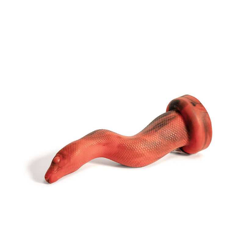 Brutus Nightmare - Asssss Sneek - Extra Lange Anaal Dildo met Vac-U-Lock - Rood/Zwart