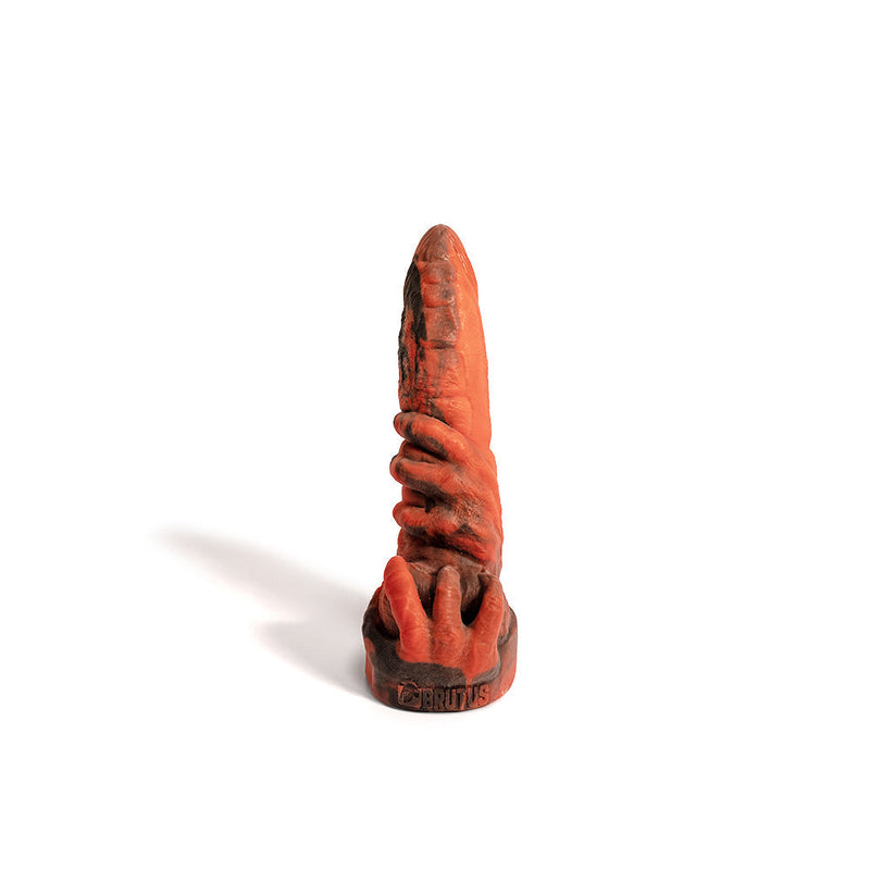 Brutus Nightmare - Omen - Vac-U-Lock Dildo - Siliconen - Rood/Zwart