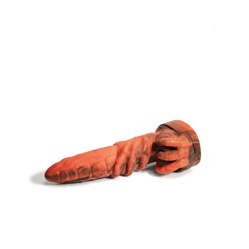 Brutus Nightmare - Omen - Vac-U-Lock Dildo - Siliconen - Rood/Zwart