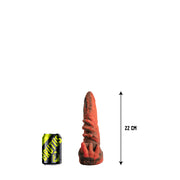 Brutus Nightmare - Omen - Vac-U-Lock Dildo - Siliconen - Rood/Zwart