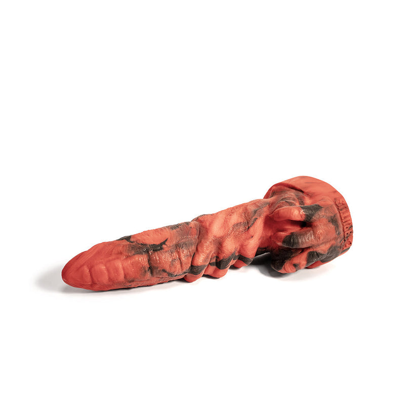 Brutus Nightmare - Omen - Vac-U-Lock Dildo - Siliconen - Rood/Zwart