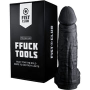 Fist Club - STRETCHPIG - Siliconen Dildo - 36 x 9 cm - Zwart