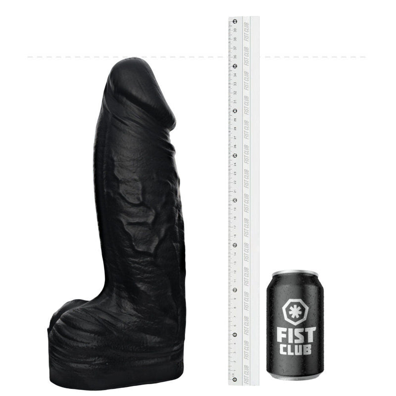 Fist Club - STRETCHPIG - Siliconen Dildo - 36 x 9 cm - Zwart