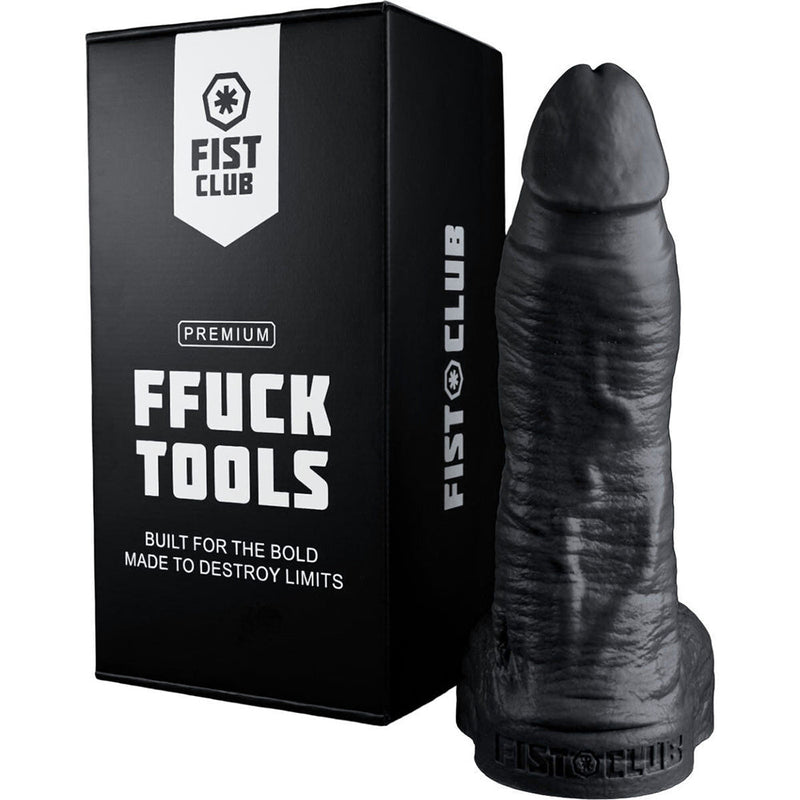 Fist Club - RAWLOAD - Siliconen Dildo - 35 x 8,9 cm - Zwart