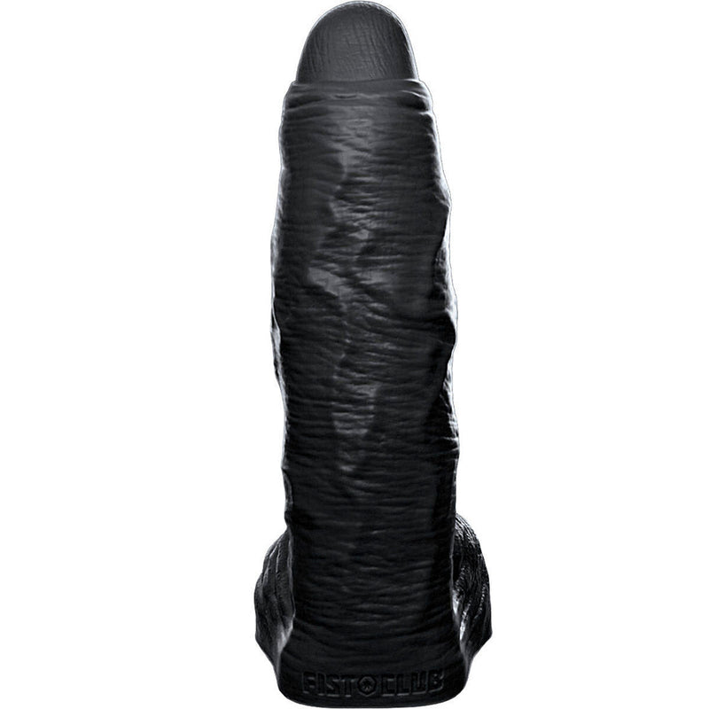 Fist Club - GIRTH QUAKE - Siliconen Dildo - 38 x 9,6 cm - Zwart