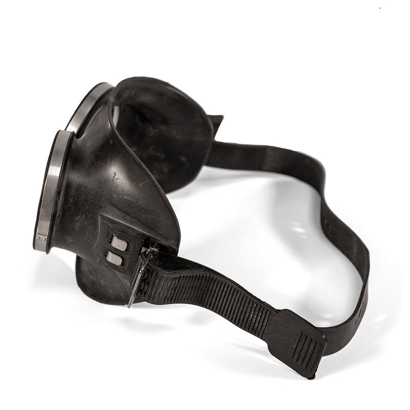 Black Label - Rubber Army Goggles - Fetish & Rubber Accessoire - Zwart