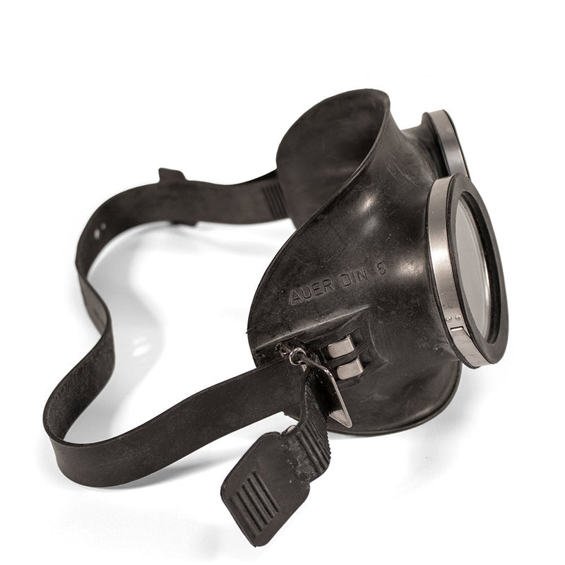Black Label - Rubber Army Goggles - Fetish & Rubber Accessoire - Zwart