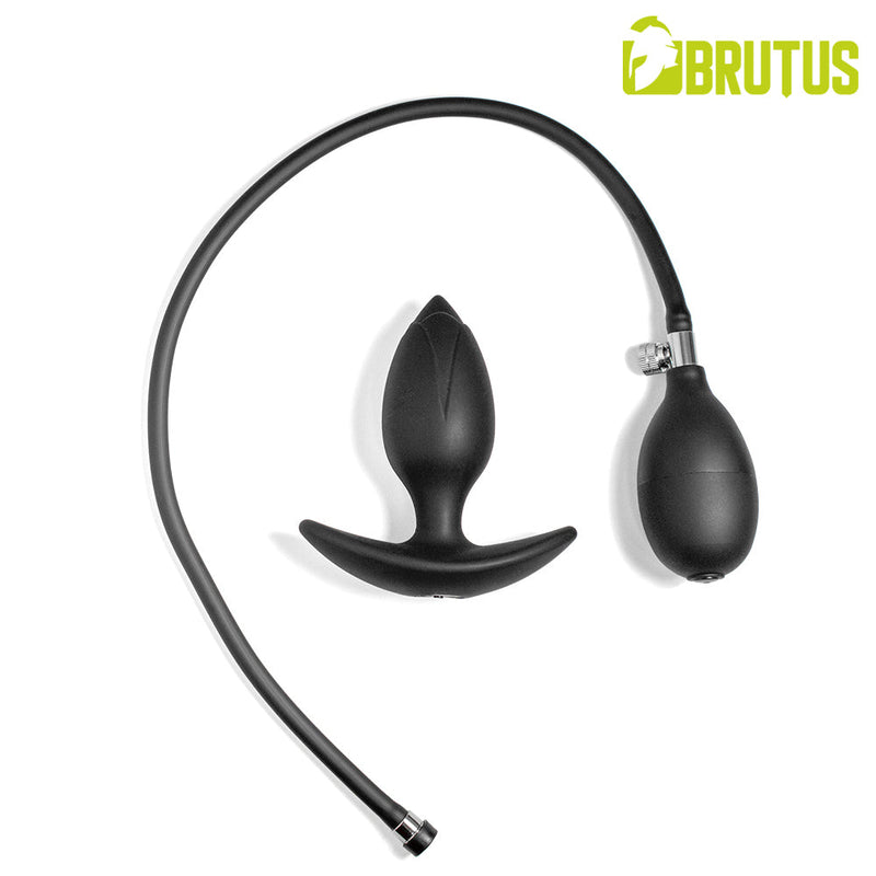 BRUTUS - Rattler Opblaasbare Buttplug met Magnetische Pomp