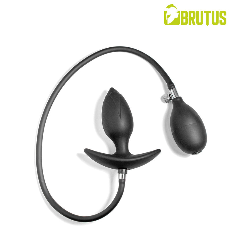 BRUTUS - Rattler Opblaasbare Buttplug met Magnetische Pomp