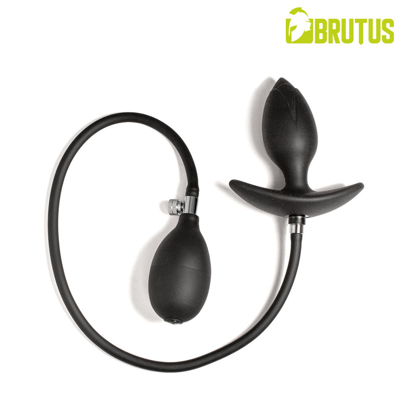 BRUTUS - Rattler Opblaasbare Buttplug met Magnetische Pomp