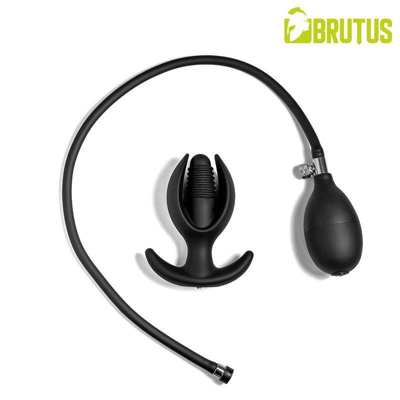 BRUTUS - Opblaasbare Anker Buttplug met Magnetische Pomp