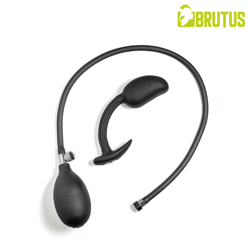 BRUTUS - Opblaasbare Deep Rattler Buttplug met Magnetische Pomp
