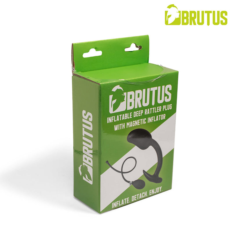 BRUTUS - Opblaasbare Deep Rattler Buttplug met Magnetische Pomp