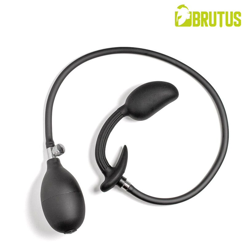 BRUTUS - Opblaasbare Deep Rattler Buttplug met Magnetische Pomp