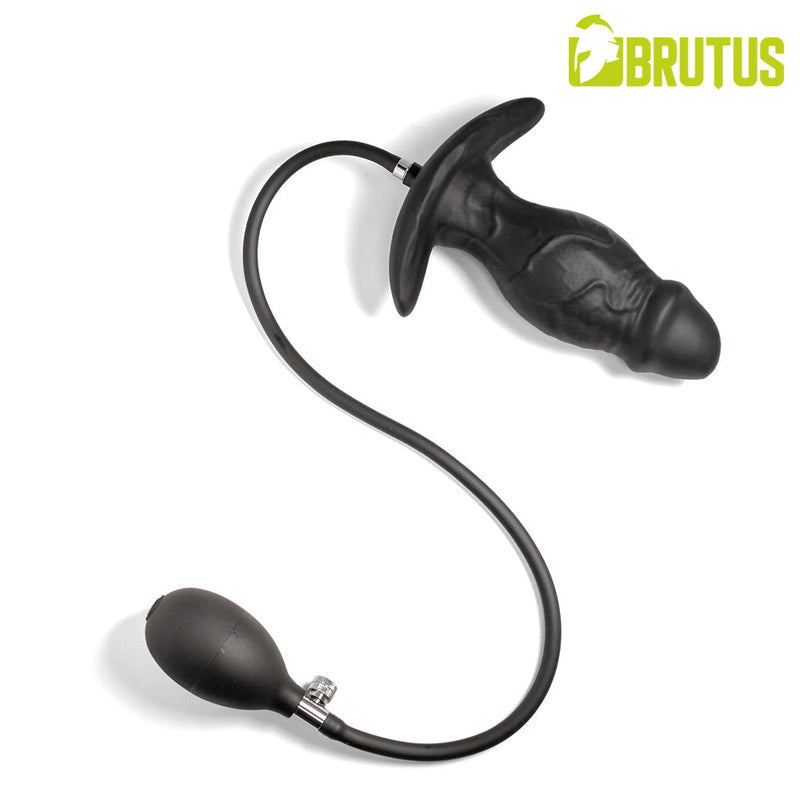 BRUTUS - Opblaasbare Dildo Buttplug met Magnetische Pomp