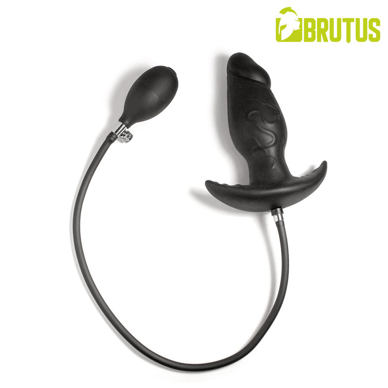 BRUTUS - Opblaasbare Dildo Buttplug met Magnetische Pomp