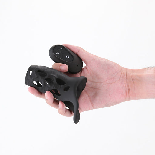 Renegade - Edge - Vibrerende Penis Sleeve met Afstandsbediening - Zwart