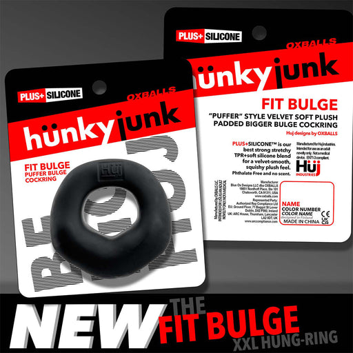 Hünkyjunk - Fit Bulge - Cockring voor een Vollere Krachtige Look - Zwart-Erotiekvoordeel.nl