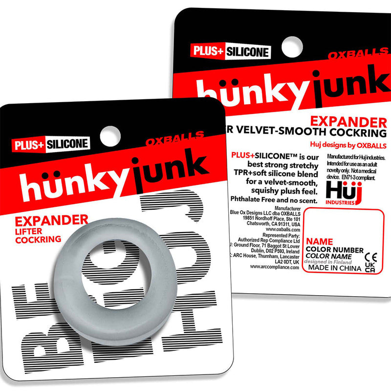 Hünkyjunk - Expander - Scoop-Style Cockring - Transparant-Erotiekvoordeel.nl