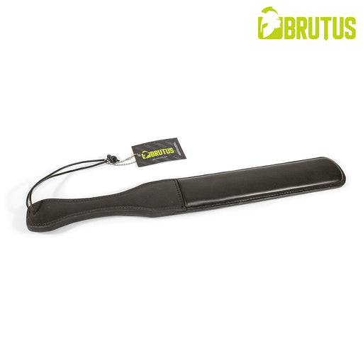 BRUTUS - Gewatteerde Lederen Punisher Paddle - Zwart