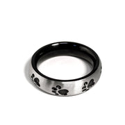Black Label - Puppy Paw Donut Cockring - RVS-Erotiekvoordeel.nl