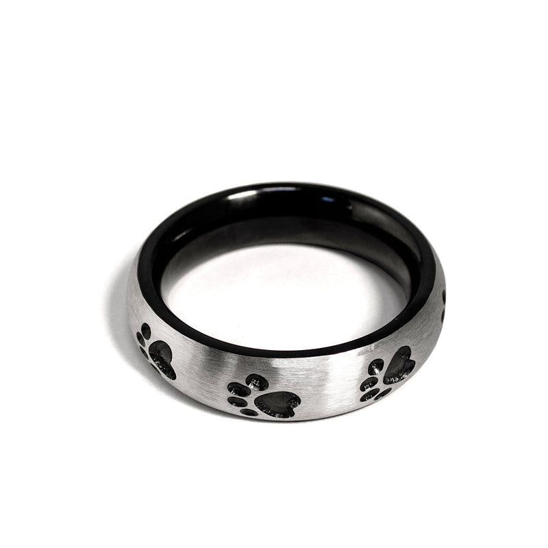 Black Label - Puppy Paw Donut Cockring - RVS-Erotiekvoordeel.nl