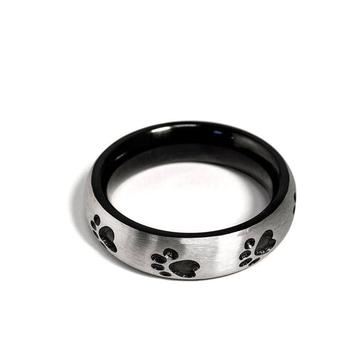 Black Label - Puppy Paw Donut Cockring - RVS-Erotiekvoordeel.nl