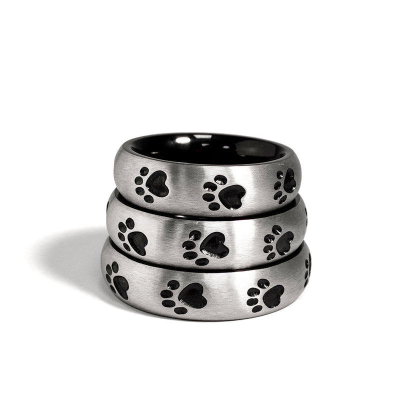 Black Label - Puppy Paw Donut Cockring - RVS-Erotiekvoordeel.nl
