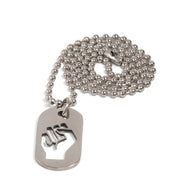 Black Label - FIST- Kink Fetish Dog tag - Day Collar