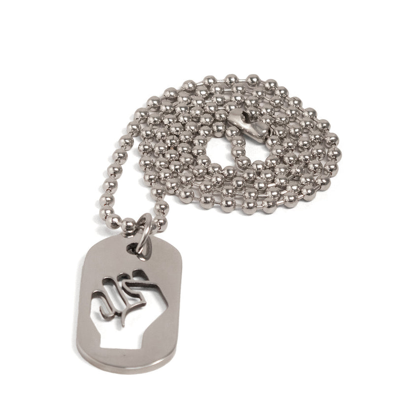 Black Label - FIST- Kink Fetish Dog tag - Day Collar