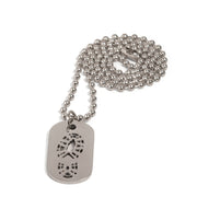 Black Label - BOOT - Kink Fetish Dog tag - Day Collar
