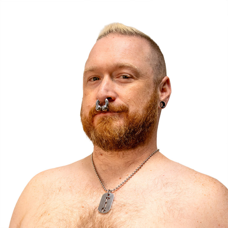 Black Label - PIG - Kink Fetish Dog tag - Day Collar