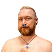 Black Label - BOTTLE - Kink Fetish Dog tag - Day Collar