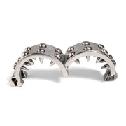 Black Label - Ballstretcher met Spikes en Stealth Lock - RVS-Erotiekvoordeel.nl