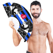 M Proud - Grote Waaier - LEATHER BLACK-Erotiekvoordeel.nl